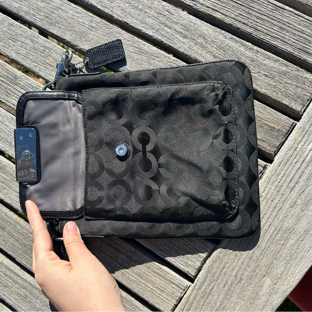 Coach shoulder‎ crossbody y2k handbag in black